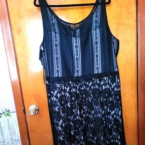 Lane Bryant Black Lace Dress